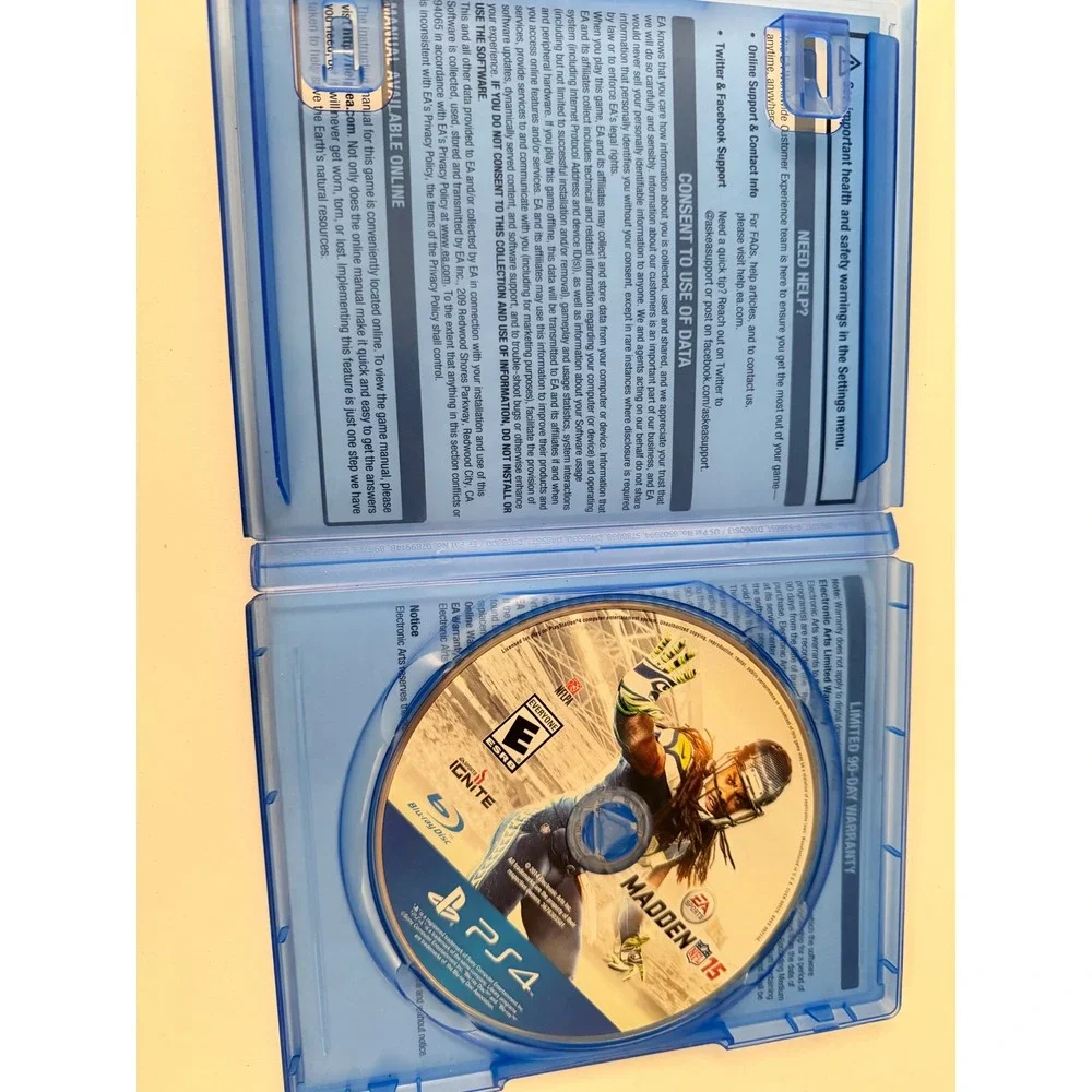 Madden NFL 15 Sony PlayStation 4 PS4 EA Sports Football Richard Sherman Cover